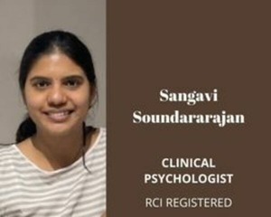 Psychologist Sangavi Soundararajan